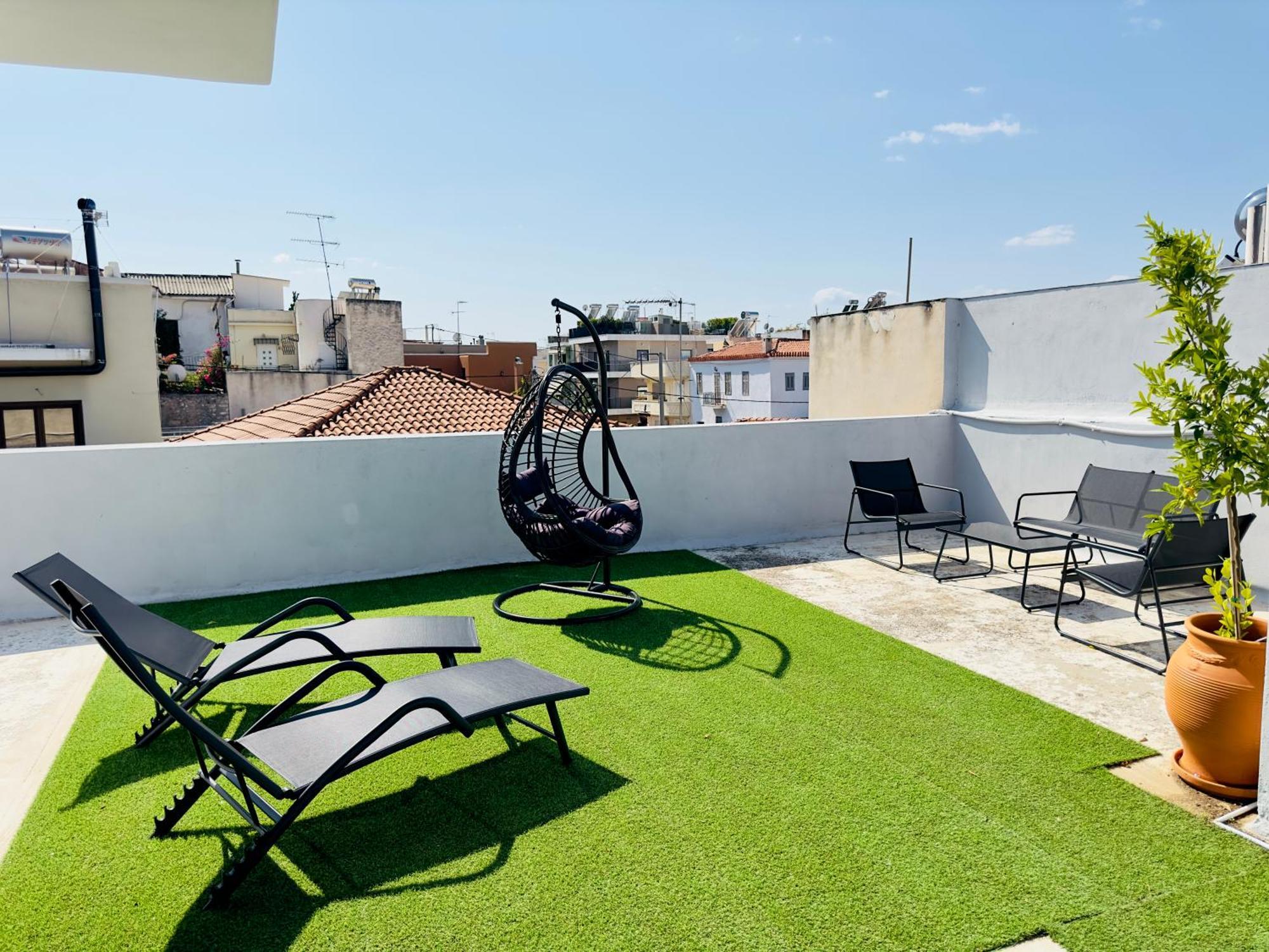 אתונה Yuna Penthouse, 100Sqm Private Rooftop Terrasse, Acropolis By Foot מראה חיצוני תמונה
