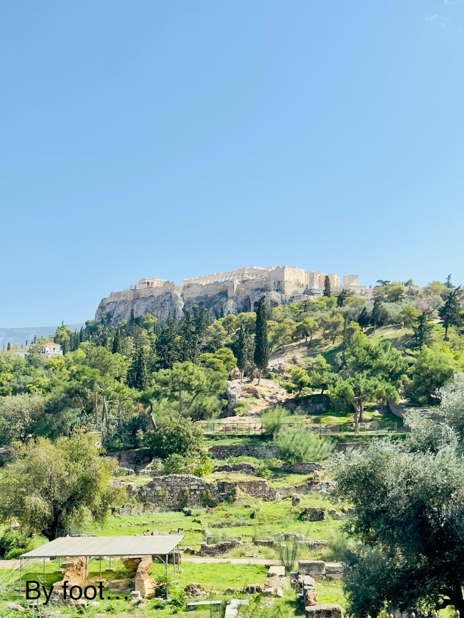 אתונה Yuna Penthouse, 100Sqm Private Rooftop Terrasse, Acropolis By Foot מראה חיצוני תמונה